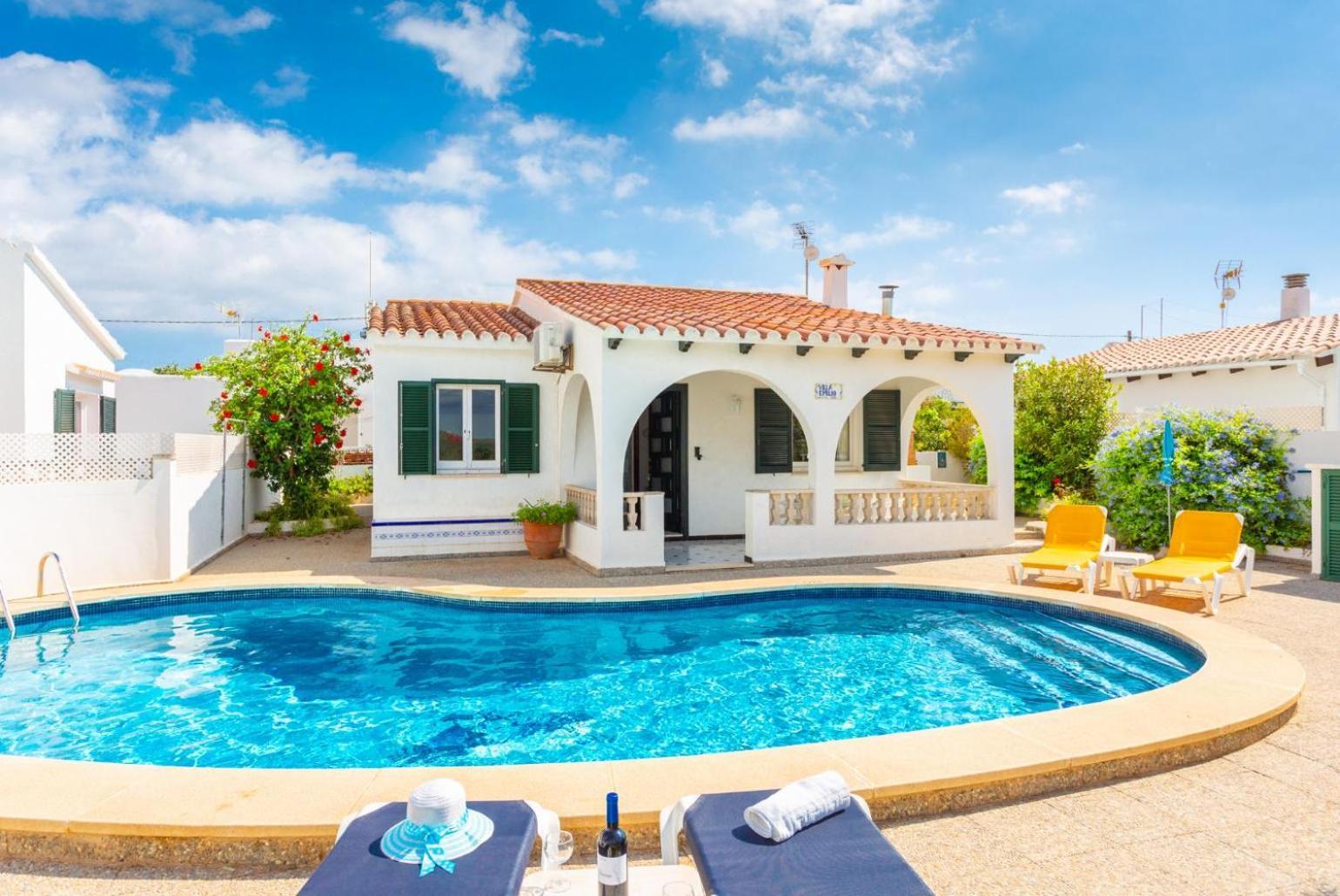 Villa Emilio Cala En Porter  Εξωτερικό φωτογραφία